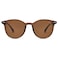 SOJOS Small Round Classic Polarized Sunglasses for Women Men Vintage Style UV400 Lens MAY SJ2113 BrownBrown