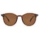 SOJOS Small Round Classic Polarized Sunglasses for Women Men Vintage Style UV400 Lens MAY SJ2113 BrownBrown