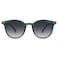 SOJOS Small Round Classic Polarized Sunglasses for Women Men Vintage Style UV400 Lens SJ2113 GreenGradient Grey