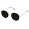 SOJOS Small Round Polarized Sunglasses for Women Men Classic Vintage Retro Shades UV400 SJ1014 GoldGrey