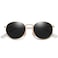 SOJOS Small Round Polarized Sunglasses for Women Men Classic Vintage Retro Shades UV400 SJ1014 GoldGrey