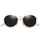 SOJOS Small Round Polarized Sunglasses for Women Men Classic Vintage Retro Shades UV400 SJ1014 GoldGrey