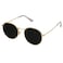 SOJOS Small Round Polarized Sunglasses for Women Men Classic Vintage Retro Shades UV400 SJ1014 GoldGrey