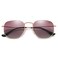 SOJOS Small Square Polarized Sunglasses for Men and Women Polygon Mirrored Lens SJ1072 with Gold FrameGradient Purple Lens