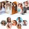 SOJOS Small Square Polarized Sunglasses for Men and Women Polygon Mirrored Lens SJ1072 with Gold FramePink Mirrored Lens
