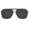 SOJOS Sunglasses for Women Men Square Retro Polarized Lens Trendy Aviator 90s Shades SJ2229Green Grey