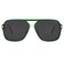 SOJOS Sunglasses for Women Men Square Retro Polarized Lens Trendy Aviator 90s Shades SJ2229Green Grey