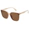 SOJOS Sunglasses for Women Men Vintage Style Shades SJ2157BrownBrown