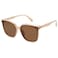 SOJOS Sunglasses for Women Men Vintage Style Shades SJ2157BrownBrown