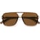 SOJOS Sunglasses SJ2229 Transparent Brown FrameBrown Lens