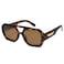 SOJOS Trendy Aviator Sunglasses for Womens Mens PolarizedHexagonal Square Large Shades Double Bridge Designer Inspired UV400 Sun Glasses SJ2288