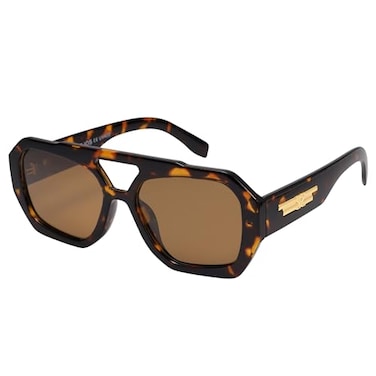 SOJOS Trendy Aviator Sunglasses for Womens Mens PolarizedHexagonal Square Large Shades Double Bridge Designer Inspired UV400 Sun Glasses SJ2288