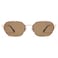 SOJOS Trendy Polarized Hexagon Sunglasses for Women Men UV400 Retro Rectangle Shades SJ1238 TortoiseBrown