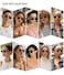 SOJOS Trendy Polarized Hexagon Sunglasses for Women Men UV400 Retro Rectangle Shades SJ1238 TortoiseBrown