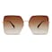 SOJOS Trendy Square Sunglasses Womens Big Oversized Designer Style UV Protection Sunnies Shades SJ1170