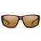 Suncloud Milestone Polarized Sunglass with Polycarbonate Lens Matte Tortoise FrameBrown One Size
