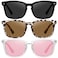 Ougenni Sunglasses Womens Trendy Classic Retro Style Polarized Sunglasses for Women and Men UV Protection