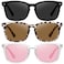 Ougenni Sunglasses Womens Trendy Classic Retro Style Polarized Sunglasses for Women and Men UV Protection