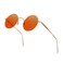SunnyPro Hippie Glasses 70s Orange Sunglasses Women Disco 70s Accessories Round Shades