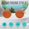 SunnyPro Hippie Glasses 70s Orange Sunglasses Women Disco 70s Accessories Round Shades