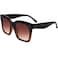 TAOTAOQI Vintage Women Oversized Sunglasses Designer Luxury Square Sun Glasses UV400 Protection Flat Lens
