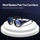 Technigadgets Finnegan Steampunk Retro Sunglasses Men Women with Leather Side Shield Double Bridge Plastic Frame Mens Gift Polarized Blue