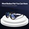 Technigadgets Finnegan Steampunk Retro Sunglasses Men Women with Leather Side Shield Double Bridge Plastic Frame Mens Gift Polarized Blue