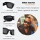 Teumire Retro Rectangle Polarized Sunglasses for Small Face Women Men Chunky Square Thick Frame Glasses UV400 ProtectionTransparent PinkPink