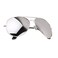 Thacher's Nook Thachers Nook Aviator Sunglasses Full Mirror Lenses Silver Metal Frame UV400 Protection