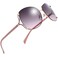 The Fresh Classic Crystal Elegant Women Beauty Design Sunglasses Gift Box L126Gold GreyPink