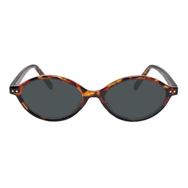 TIJN Olisa Retro Oval Sunglasses for Women Men Polarized UV400 Protection Lightweight Stylish Frame Trendy Sun Glasses