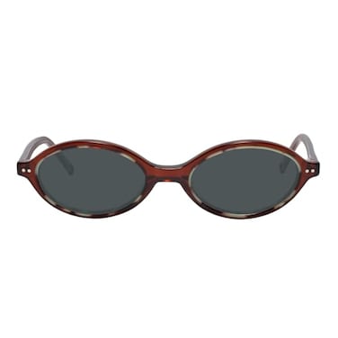TIJN Olisa Retro Oval Sunglasses for Women Men Polarized UV400 Protection Lightweight Stylish Frame Trendy Sun Glasses