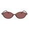 TIJN Olisa Retro Oval Sunglasses for Women Men Polarized UV400 Protection Lightweight Stylish Frame Trendy Sun Glasses