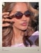 TIJN Olisa Retro Oval Sunglasses for Women Men Polarized UV400 Protection Lightweight Stylish Frame Trendy Sun Glasses