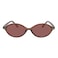 TIJN Olisa Retro Oval Sunglasses for Women Men Polarized UV400 Protection Lightweight Stylish Frame Trendy Sun Glasses