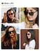 TIJN Polarized Sunglasses for Women Men Classic Trendy Stylish Sun Glasses 100 UV Protection 2 Pack