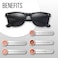 Got Shades UV Protection Sunglasses Men Women Lightweight Durable Unisex 80s Retro Shades with Flexible Hinges Bulk 4Pack