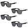 Got Shades UV Protection Sunglasses Men Women Lightweight Durable Unisex 80s Retro Shades with Flexible Hinges Bulk 4Pack