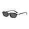 VOLZIOTUS Rectangle Sunglasses Womens Trendy Cool Style Small Narrow 90s Retro Rave Rectangular Sunglasses for Women Men