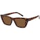WOWSUN Narrow Small Vintage Polarized Cat Eye Sunglasses for Women