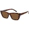WOWSUN Narrow Small Vintage Polarized Cat Eye Sunglasses for Women