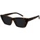 WOWSUN Narrow Small Vintage Polarized Cat Eye Sunglasses for Women