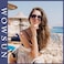WOWSUN Retro Polarized Sunglasses Womens Trendy Round Classic Glasses