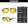 YAMEIZE 70s Double Bridge Hexagonal Sunglasses Retro Pilot Sunglasses Square Geometric Eyewear Driving for Women Men