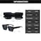 YAMEIZE Thick Frame Square Sunglasses Trendy Chunky Rectangle Sun Glasses for Women Men UV400 Protection