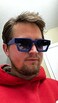 YAMEIZE Thick Frame Square Sunglasses Trendy Chunky Rectangle Sun Glasses for Women Men UV400 Protection