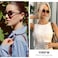 YMRFW Retro Rectangular Sunglasses for Women Narrow Trendy Small 90s Style Square Frame UV Protection Sun Glasses