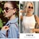 YMRFW Retro Rectangular Sunglasses for Women Narrow Trendy Small 90s Style Square Frame UV Protection Sun Glasses