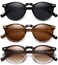YMRFW Retro Small Round Polarized Sunglasses for Women Vintage Style Circle Sun Glasses UV Protection