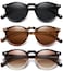 YMRFW Retro Small Round Polarized Sunglasses for Women Vintage Style Circle Sun Glasses UV Protection